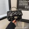 Rhombus single shoulder messenger bag women's new chain lock small square bag single shoulder messenger bag