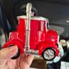 Tazza da caffè fatta a mano con motivo a camion
