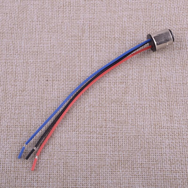 4pcs Headlight Tail Lamp Signal Retrofit Male Socket Adapter Wiring Harness 3497 7528 BA15D BAY15D 1157 2057 2357 2396 2397
