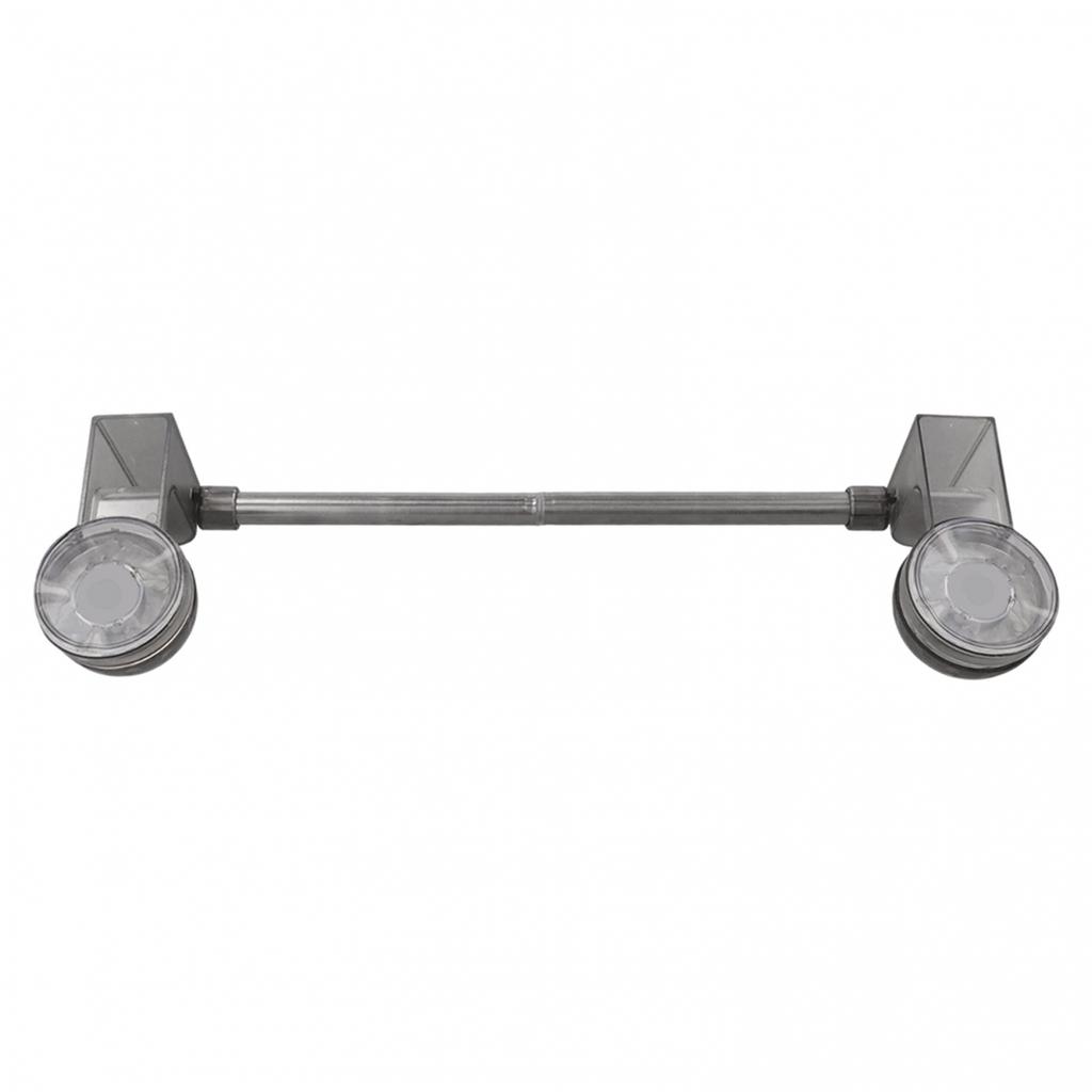 Adjustable Suction Cup Towel Bar Stainless Steel Design for Easy Setup