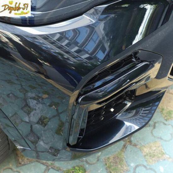 Glossy Black For BMW X5 G05 - Front Bumper Fog Light Lamp Cover Trim New