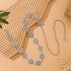 Retro Women's Waist Chain Hollow Out Design Adjustable Waist-Fitted Chain Bohemia Style High-End Feel Metal Chain Belt
