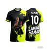 Summer Yamal Commemorative 3D Print Family Outfit Football Jersey T-shirt. Loose and Comfortable Suitable for Daily Wear