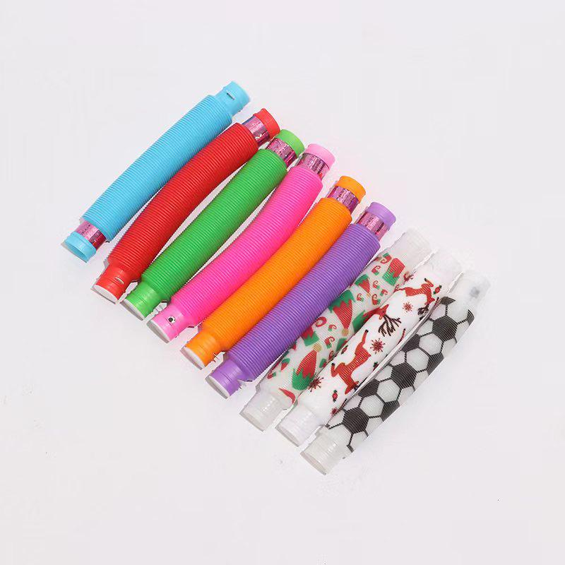

Holiday Luminous Stretchable Colorful Toy Tube for Kids Diameter 19mm