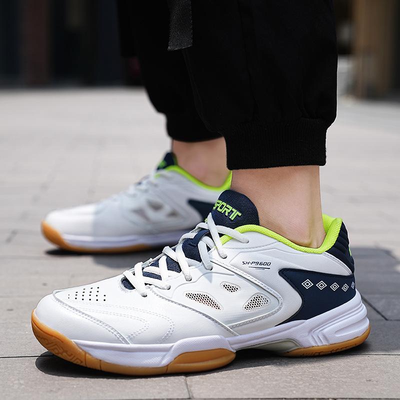 Badminton shoes Men's beef tendon sole non-slip tennis shoes Table tennis shoes Training shoes Large size, size sports shoes