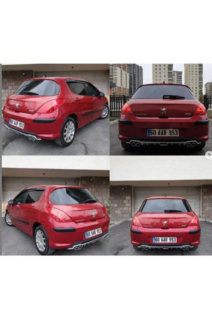 For PEUGEOT 307 Diffuser 2001 To 2008 ---------universal Spoiler Stylish Auto Styling Modified Rear Bumper Attachment Splitter Accessories