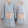 2024 Women's Long Sleeve Waterproof Kitchen Apron - Oil-Proof Coveralls for Home Use