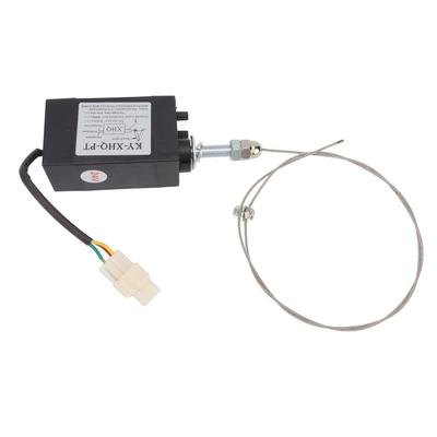 24V Engine Flameout Device ABS Stainless Steel Generator Flameout Solenoid Valve for Replacement