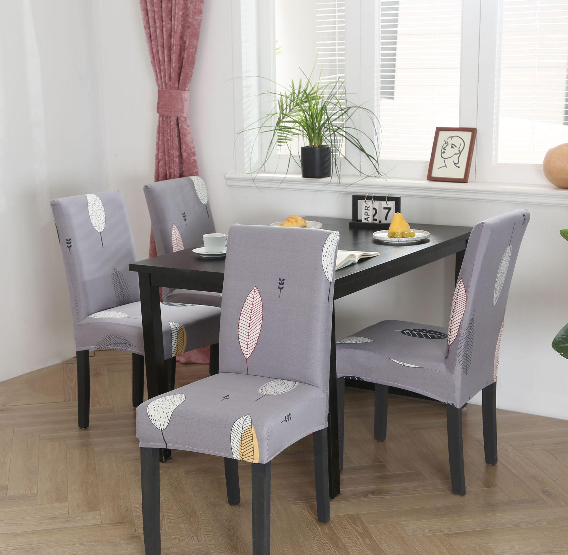 

Растягивающийся чехол для стула с принтом, пылезащитный, для сидений дома или в офисе Universal size chair covers