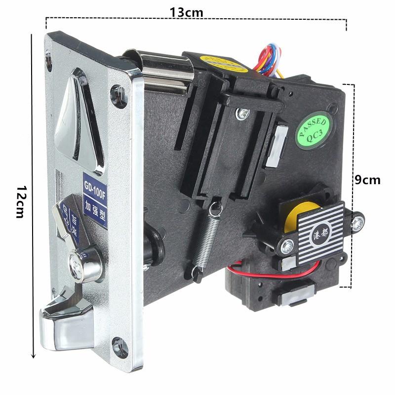 Electronic Advanced Front Entry Roll Down Coin Acceptor Coin Selector For Vending Arcade Machines