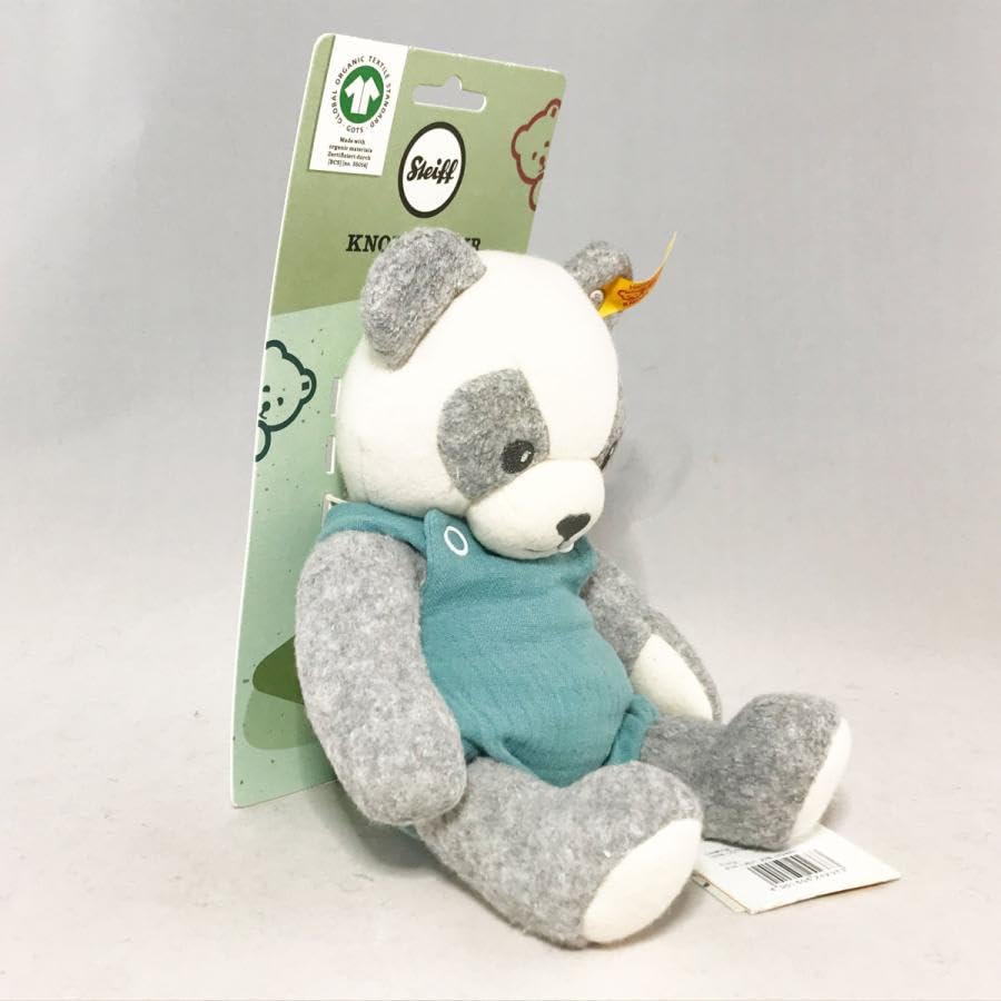 Steiff Poko Panda Teddy Organic Stuffed Made with Organic Bear, Animal, Cotton, [Used]