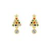 Colorful Christmas Tree Earrings for Women - Forest Style High-End Design, Ideal Gift for Friends or Couples, Elegant and Delicate