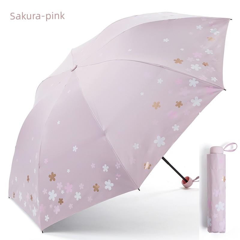 Paradise Umbrella Parasol Sun Umbrella Sun Protection Uv Protection Women's Umbrella Dual-Use for Girls Students Folding Umbrella for Sun and Rain