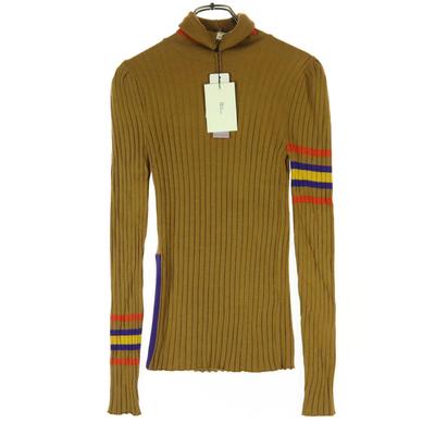 Unused MAISON HAUSSMANN Long Sleeve Turtleneck Sweater S Brown Men's Used