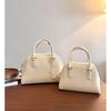 2025 New First-layer Cowhide Bowling High-quality Handbag Retro Boston Crossbody Shoulder Bag Women's Wholesale