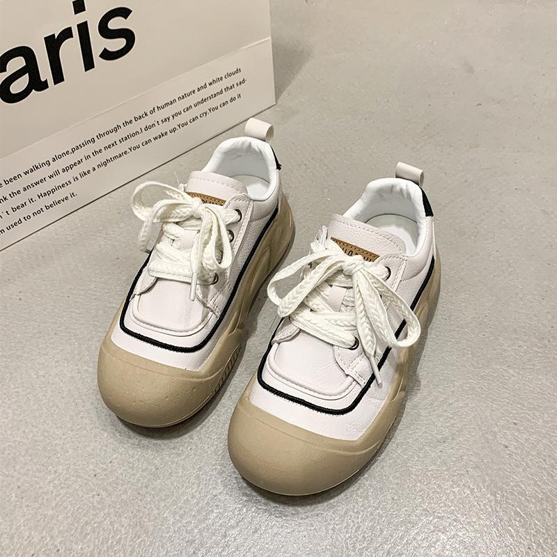 Popular dad shoes women's spring 2025 new breathable women's shoes retro versatile platform casual sports shoes tide