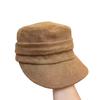 British Suede Equestrian Beret: Retro Flat Top Painter Hat for Autumn & Winter