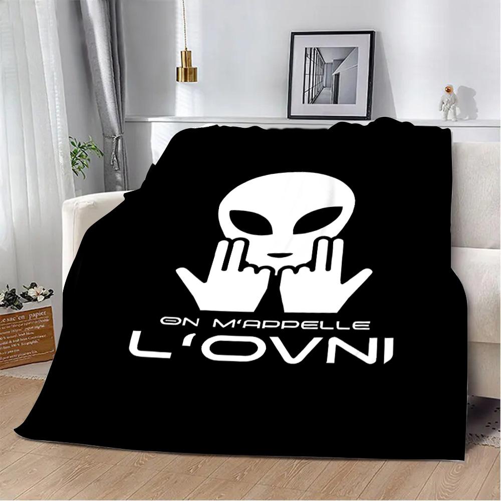 Rapper JuL C'est Pas Des Lol Printed Blanket Picnic Blankets Warm Blanket Soft and Comfortable Blanket Home Travel Birthday Gift