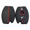 2 Buttons for Mercedes Benz A B C E Class GLS GLA GLK GLC CLS CLA AMG W204 W205 W212 W463 W176 Silicone Car Key Case Cover Fob