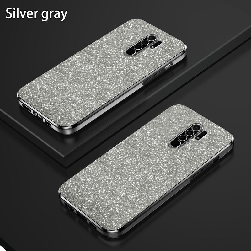 

For Redmi 9 Case Bling Luxury Electroplate Glitter Phone Case For xiaomi Redmi 9A 9C Shockproof Soft Bumper Clear Back Cover For Redmi 9C серебряный серый