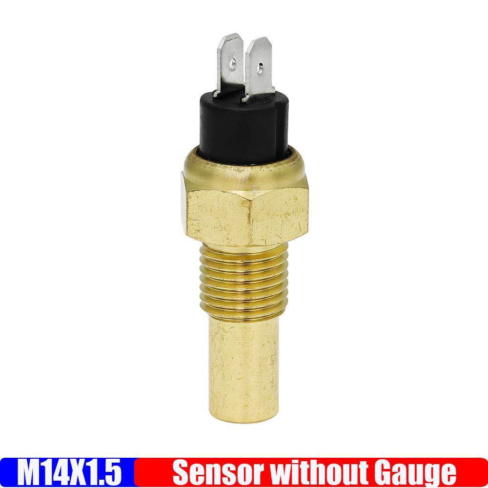 Digital 52mm Oil Temperature Gauge with Flash Alarm 50-150℃ Oil Temp Meter Sensor for Auto Marina Boat Yacht 12V24V Customized