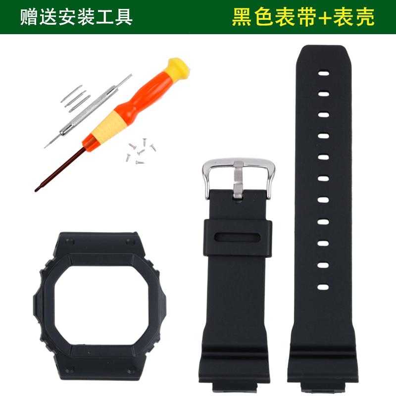 Transparenter Gummiarmband für Casio G-SHOCK DW-5030/GLX-5600/GW-M5610 TPU Sport Wasserdicht Ersatz-Uhrenarmband Uhrengehäuse