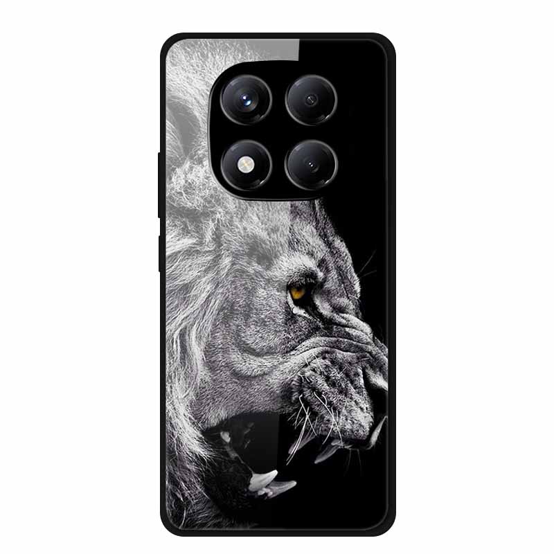 Luxury Case For Redmi Note 14 Pro 4G Tempered Glass Cover For Xiaomi Redmi Note14 Pro 4G Phone Cases Fashion Protective fundas