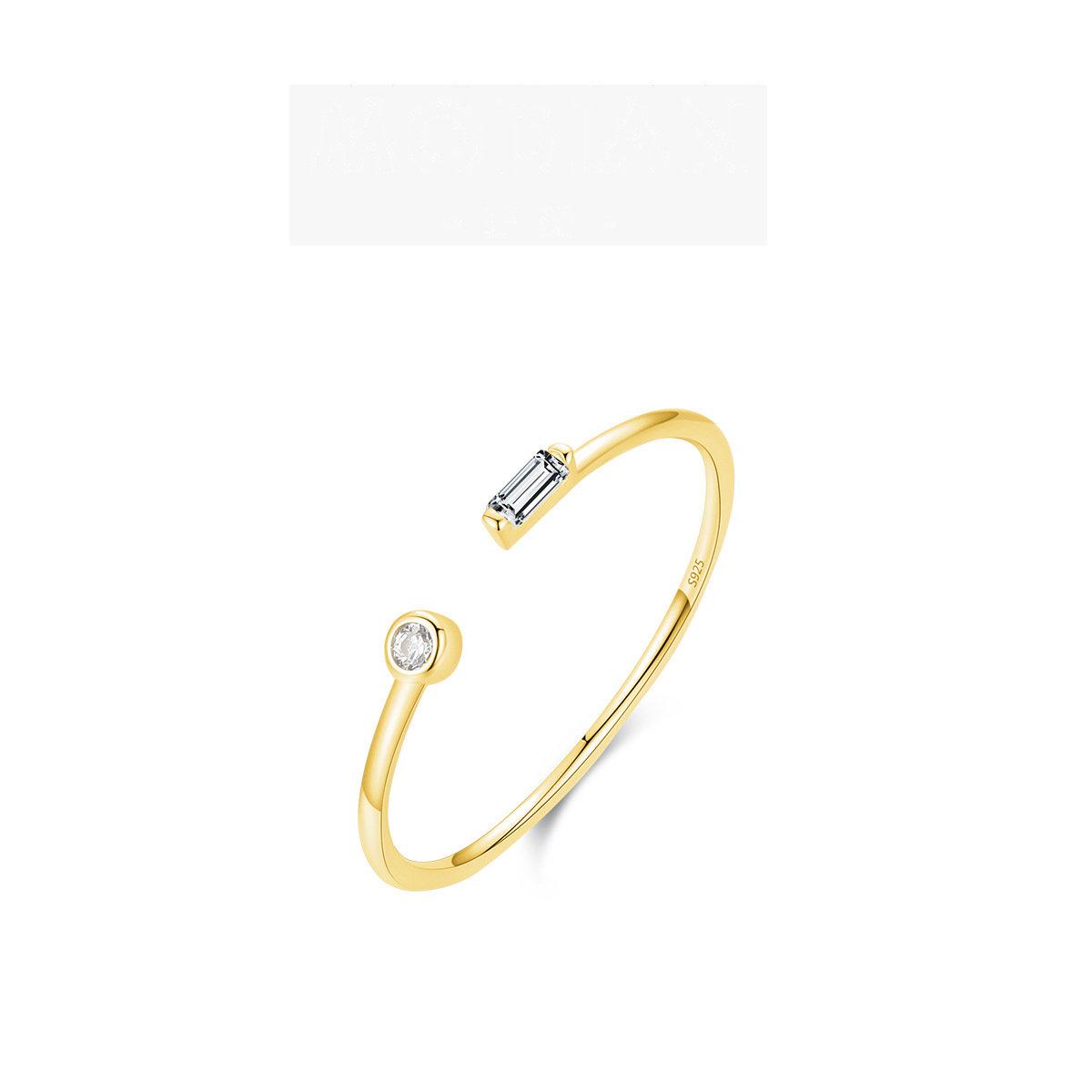 

Tancise Classic стерлингового серебра 925 пробы кольцо с цирконом женские ювелирные изделия свадебное обещание вечерние подарок золотой