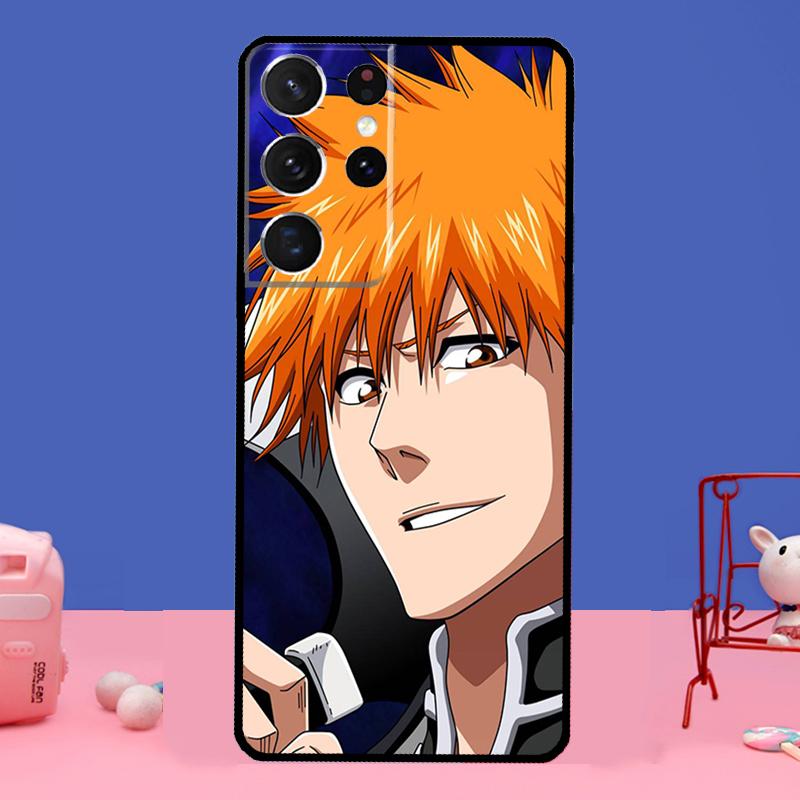 

Чехол Bleach Anime Ichigo для Samsung Galaxy S21 S22 Ultra S20 FE S8 S9 S10 Note 10 Plus Note 20 Ultra Coque Galaxy S10 Plus