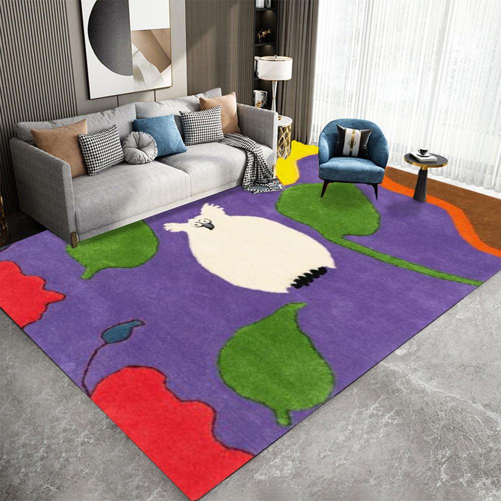 1ks Zábavný Graffiti Koberec Plošný Koberec Omyvatelný Odolný proti Špíně Perfektní do Koupelny Obývacího Pokojí Ložnice pro Kuchyň Domácí Kancelář Dekorace