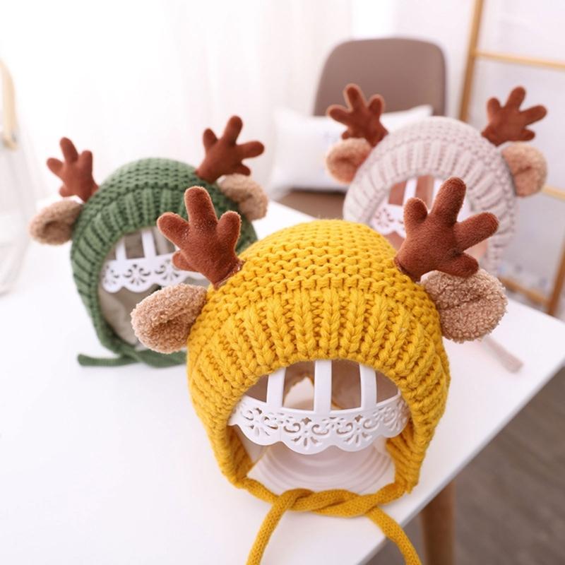 Fashion Christmas Hat for Unisex Wear with Exquisite Antlers Detail for Trending Appeal New Year Supplies