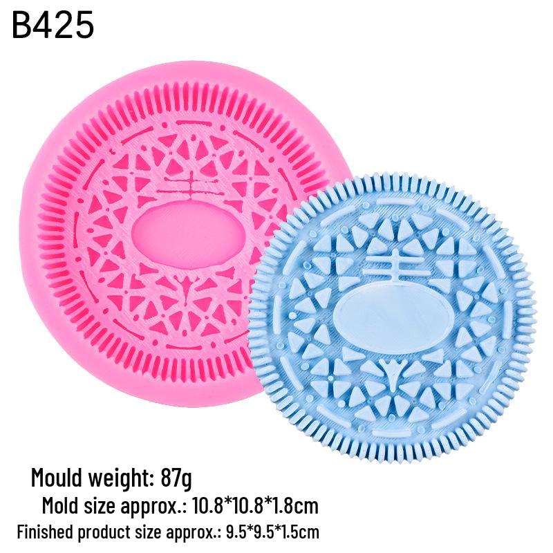 Runde Silikonform für Oreo Mousse Kuchen - 3/4/6 Zoll Größen