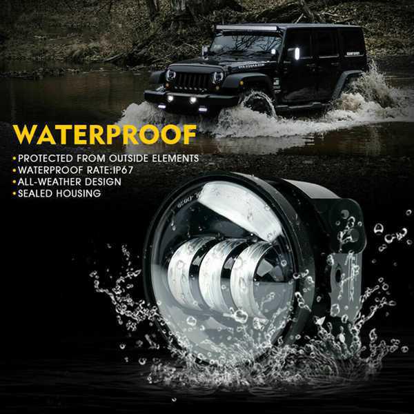 4-Inch 40W LED Fog Lights for Jeep Wrangler