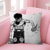 Cool HHajime No Ippo Comics Pillow Covers Cartoon Sofa Decorative Home Doublesided Printing Short Plush Cute Cushion Cover