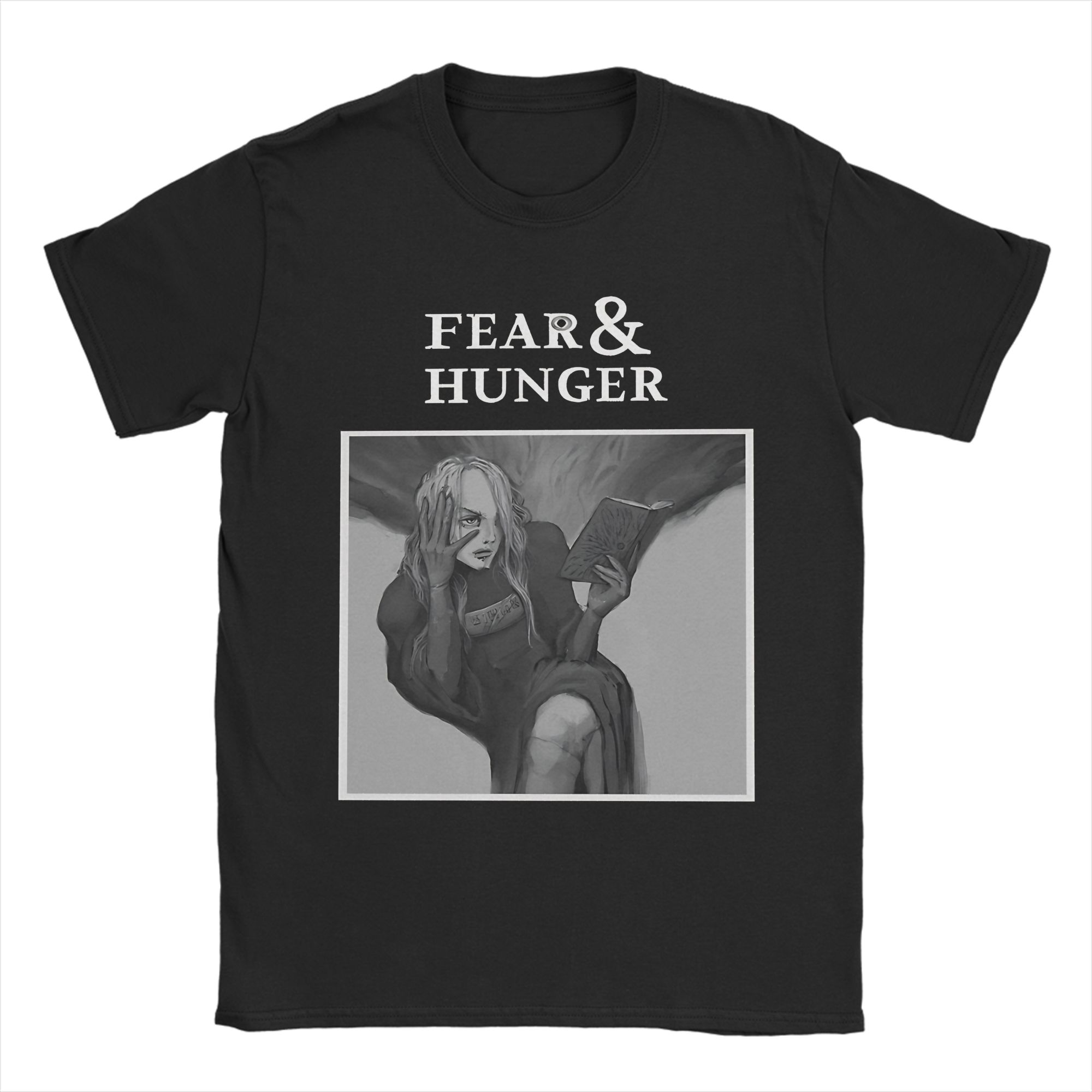 Футболка Fear And Hunger Termina для мужчин и женщин, футболка-новинка, 100% хлопок S