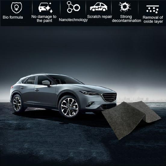 2Pcs Multifunctional Magic Auto Car Scratch Remover Cloth Paint Repairing Tool