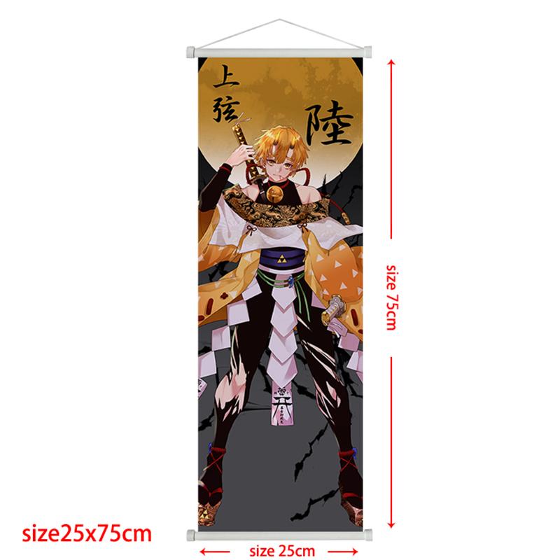Demon Slayer Scroll Poster Rengoku Kyoujurou Heimdeko Kamado Tanjirou Wohnzimmerdekoration Hängegemälde Kindergeschenk Poster