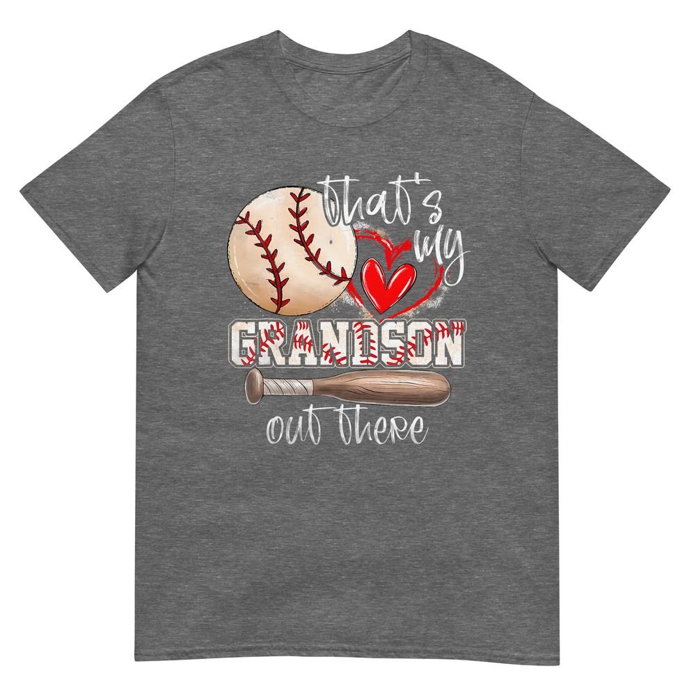 Thats My Grandson Out There Baseball Grandma Mothers Day TShirt