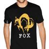 Metal Gear Solid Fox Camisetas Talla Grande Para Hombre Camiseta Caliente De Moda Fitness Top Ajustado Camisetas Algodón Hombre Tops Camiseta