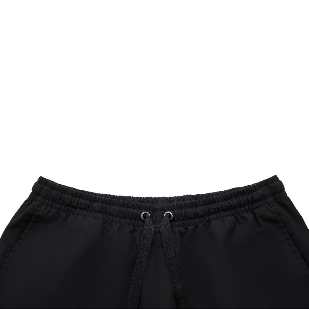 Li Ning Vital Series Solid Color Loose Breathable Casual Shorts Men shorts Black AKSU171-3