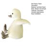 White Duck Figurine Resin Duck Statue Flower Pot Hugger Planter Edge Duck Statue for Potted Plants Aquarium