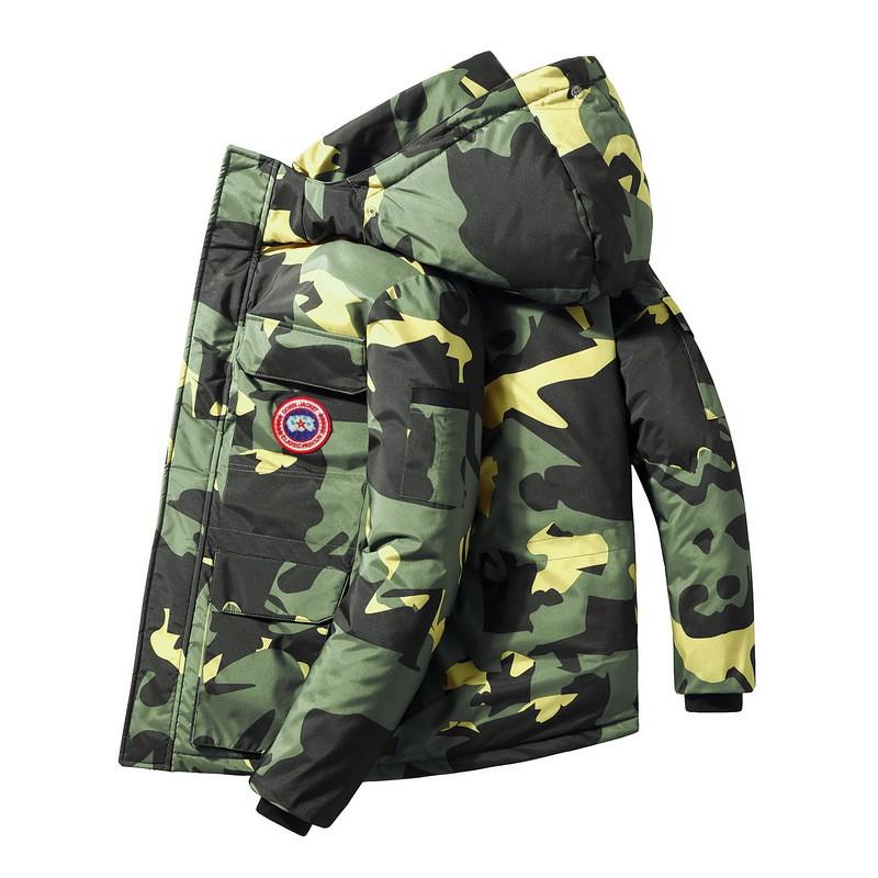 Mens Short Puffer Jacket Winter Outdoor