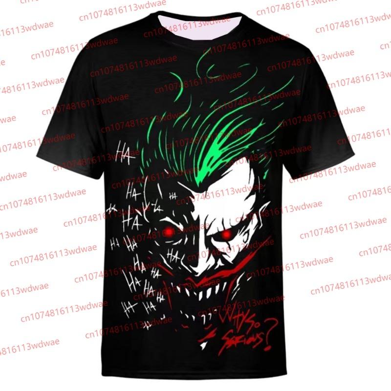 New Fashion Men/Women Kids Short Sleeve T shirt 3D Printed Joker Pattern T-shirt Street wear Unisex Novelty Fashion Top 100-6XL