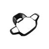 For Ford Ranger 2024 2025 ABS Carbon Fiber Styling Car Inner Steering Wheel Trim Cover Button Decor Sticker Auto Accessories