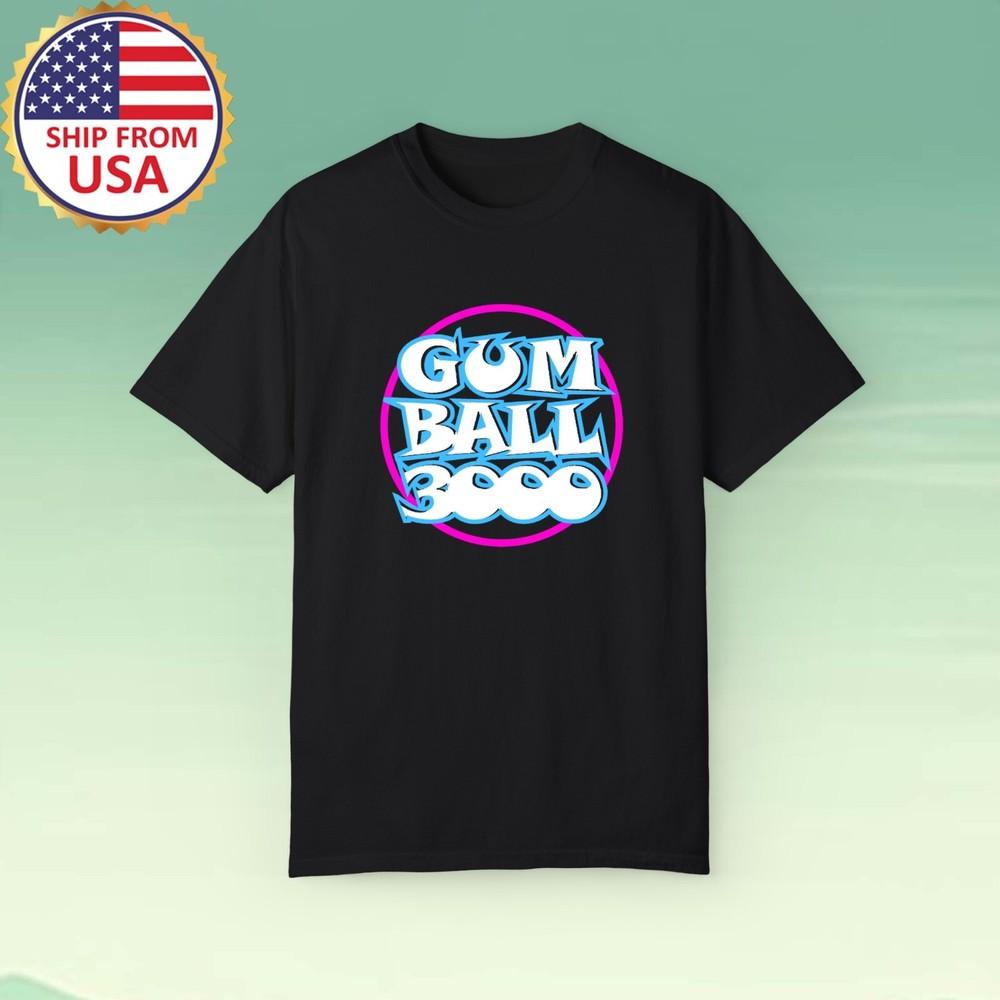 GumBall 3000 Men#039;s Black Size S5XL Unisex T-Shirt XL