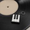 Llavero de Mini Piano, Clicker de Teclas de Piano, Piano Táctil Tocable Juguete para Aliviar el Estrés con Anilla Metálica, Teclas Clásicas Blanco y Negro para Amantes de la Música Y