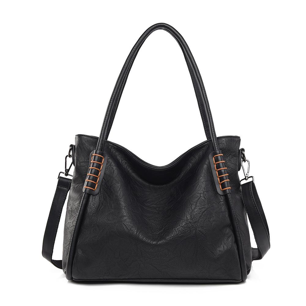 

Autumn New Simple Elegant Ladies Tote Bag Slack Light Luxury Women s Shoulder Bags High-level PU Darkstripe Messenger Bags for Valentine s Day Gifts