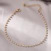 One Piece Women's Anklet Imitation Gemstone Women's Fashion Anklet Foot Jewelry