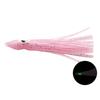 50Pcs Baits Soft Fishing Lures Squid Skirts 5-12cm Artificial Baits Glow Trolling Skirt Lures Saltwater Fishing Baits