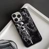 Gothic Girl Sculpture Pattern Phone Case For iPhone 17 Air 16 E 15 14 13 12 11 Pro Max Plus Mini SE 2020 2022 Soft Cover